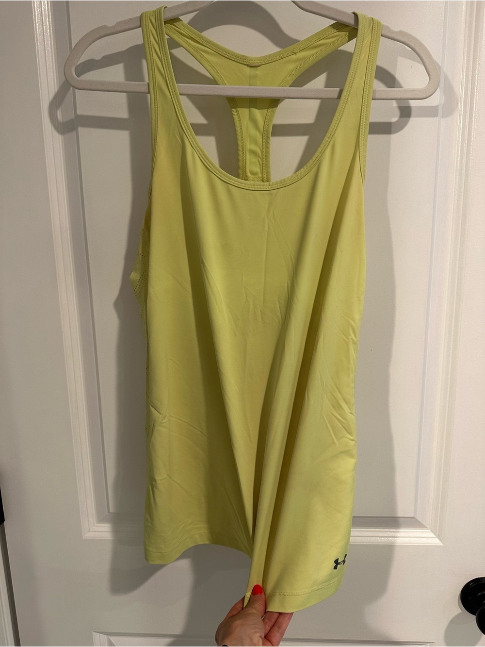 Under Armour Neon Yellow Racerback Performance Tank